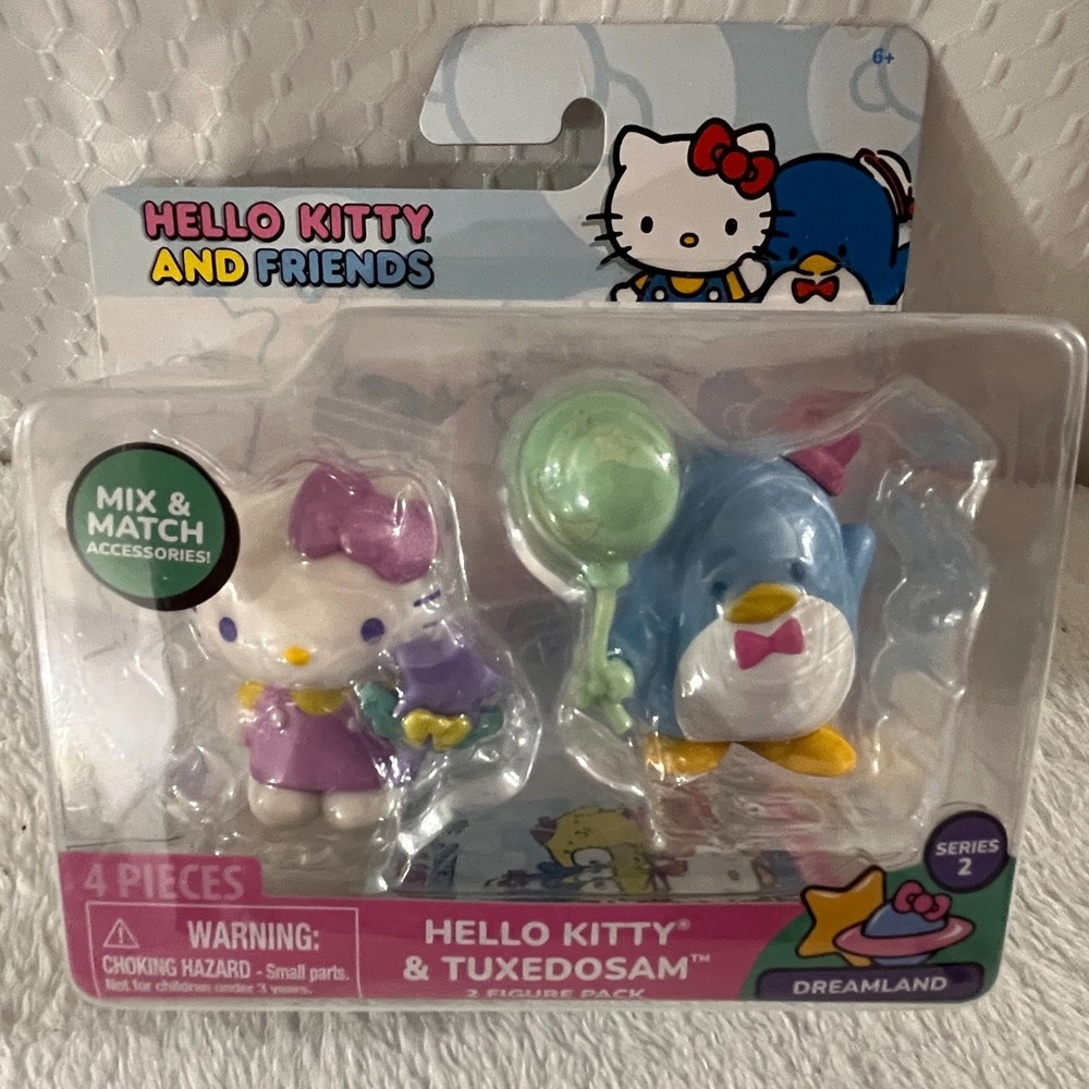 Hello Kitty and Friends Series 2 Dreamland 2-Pack: Hello Kitty & Tuxedosam